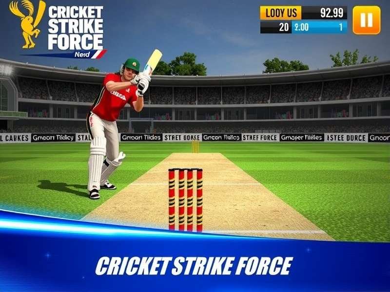 Cricket Strike Force Gameplay Screenshot